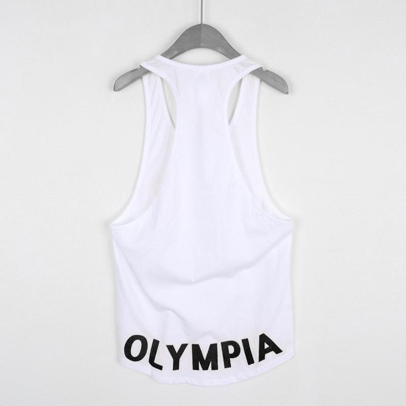 Muscle Bodybuilding Brother Loose Men's Casual Summer Cotton Gym Running Training Tank Top