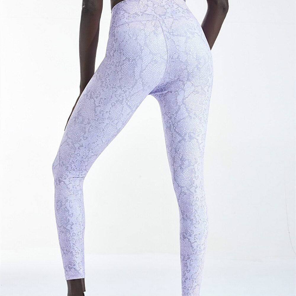 Serpentine Pattern Sports Gym Yoga Sets Fitness Suits