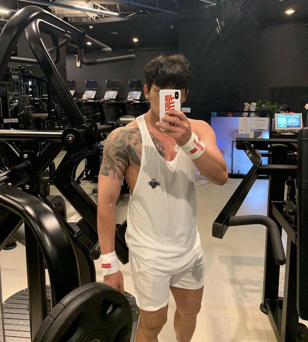 Muscle Bodybuilding Brother Loose Men's Casual Summer Cotton Gym Running Training Tank Top