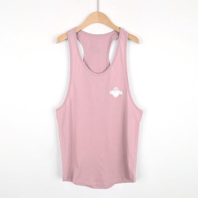 Muscle Bodybuilding Brother Loose Men's Casual Summer Cotton Gym Running Training Tank Top