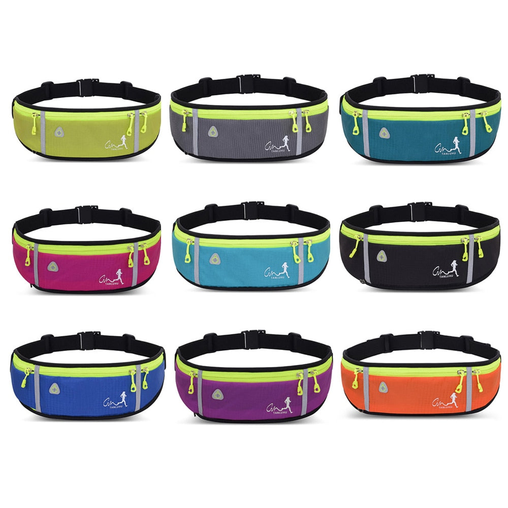 Professional Outdoor Running Bag Phone anti-theft Pack Running Belt waist Bags Waterproof Belt Men Women Gym With Water Bottle