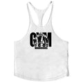 Cotton fitness vest GYM WARRIORS sport deep digging thin shoulder strap shirt