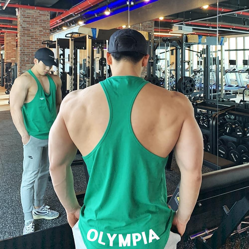 Muscle Bodybuilding Brother Loose Men's Casual Summer Cotton Gym Running Training Tank Top