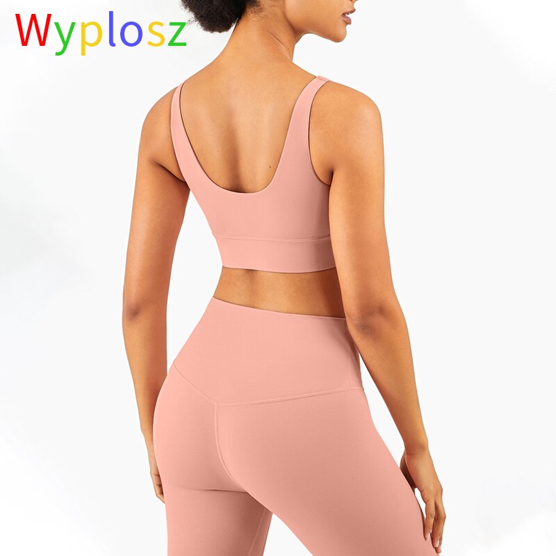 Wyplosz Sexy Beautiful Back Sports Bras Top Shockproof Bra Women's Underwear Vest Sportswear Gym Vest Top Crop Sports Brassiere